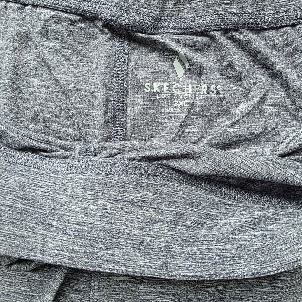 Skechers women’s Go Walk Heather Charcoal Cropped Capri pants size 3XL - Picture 3 of 5